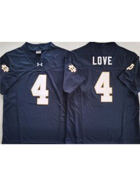 Jeremiyah Love Navy Stitched Jersey